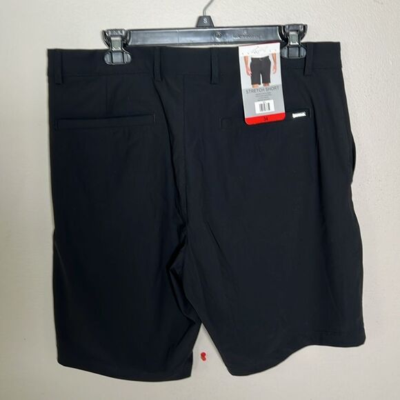 Greg Norman Golf Stretch Shorts Size 34 Black - Picture 3 of 9